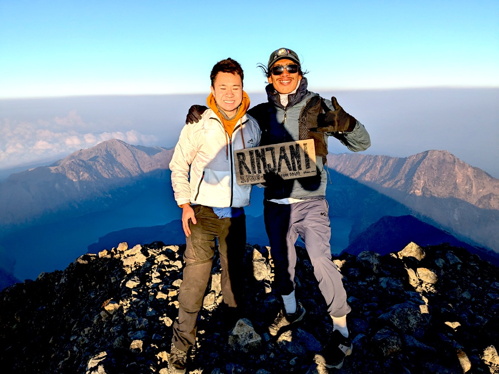 Summit of Mount Rinjani