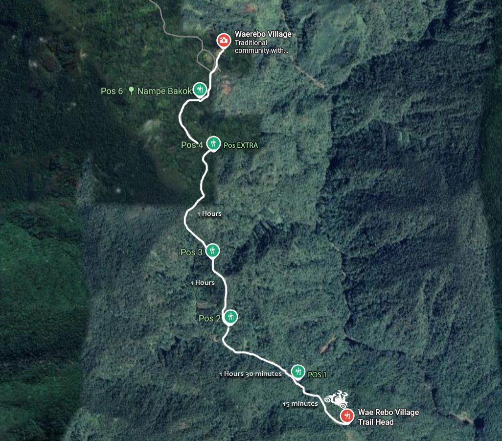 Wae Rebo Map