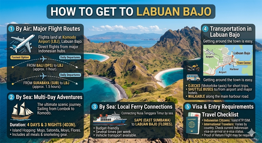 How to get Labuan Bajo